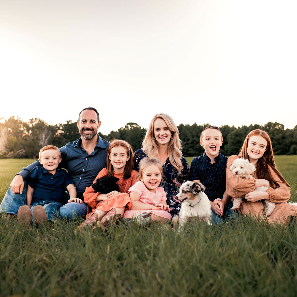Jon Hopkins and wife and kids